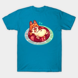 Inner Tube Corgi T-Shirt